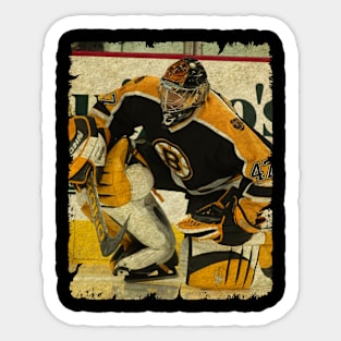 John Grahame, 2002 in Boston Bruins (2.78 GAA) Sticker